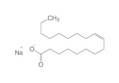 Oleic acid sodium salt, 90%, 500 g, plastic packaging.