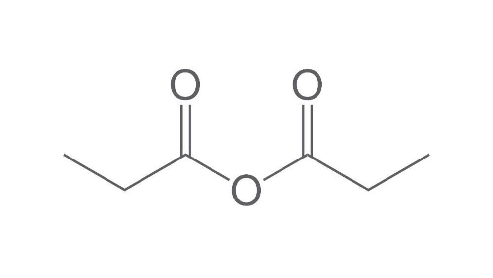 Propionic anhydride, min 98.5%, for synthesis, 2.5L, glass packaging