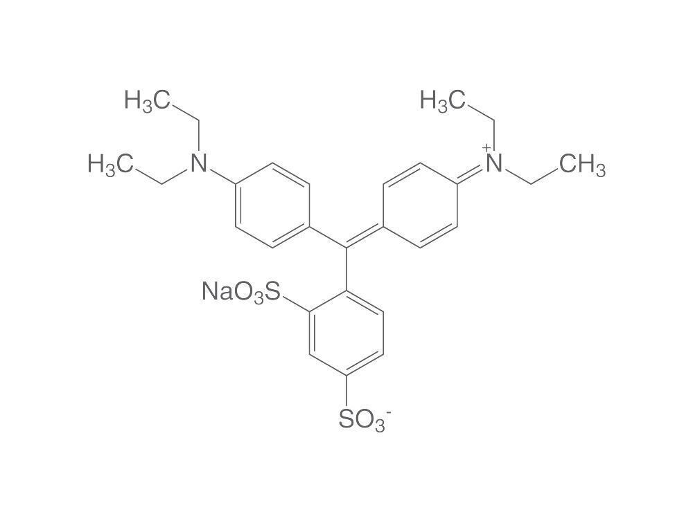 Patent blue VF (CI 42045), purest, 100 g, glass packaging