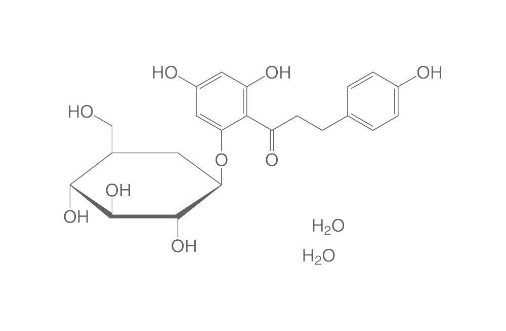 Phlorizin dihydrate, min. 98%, for biochemistry, 100 g, plastic packaging.