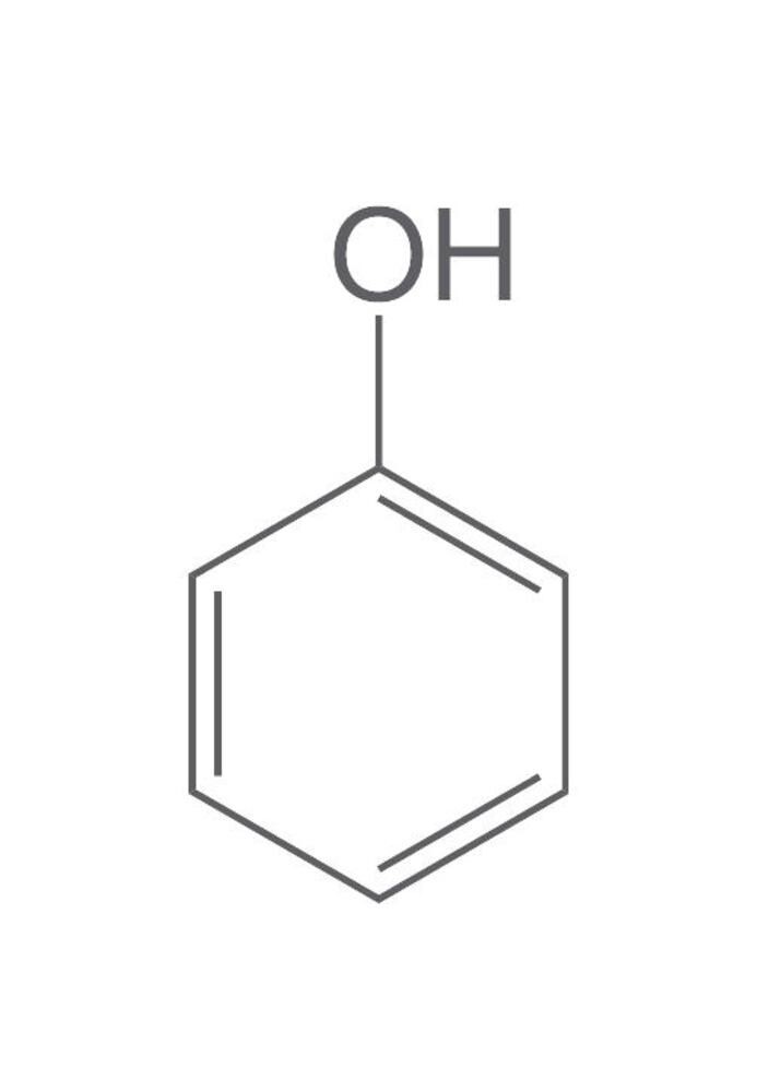 Phenol, min. 99%, Ph.Eur., cryst., 1 kg, glass packaging