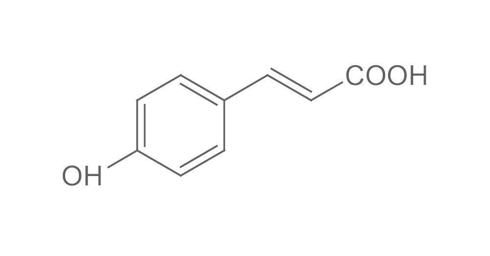 p-coumaric acid, min. 98%, 10 g, glass packaging