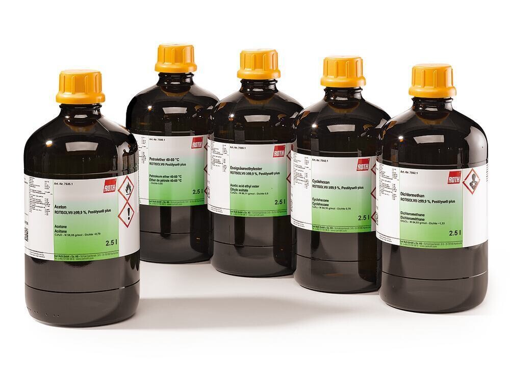 n-Hexan, ROTISOLV®, min. 96 %, Pestilyse® plus, 2.5 l, Glasverpackung