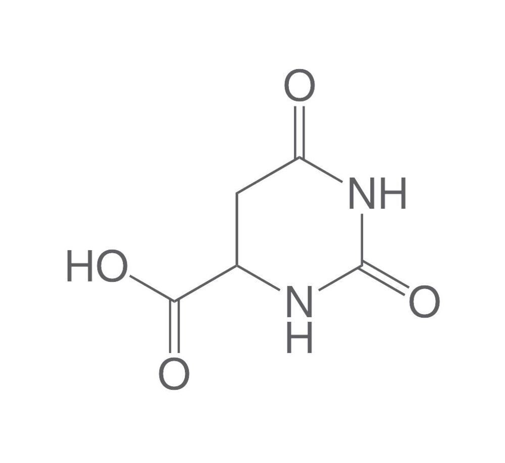 Orotic acid, min. 99%, anhydrous, 25 g, plastic packaging.