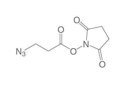 NHS C3 azides, ≥95%, 10 mg, plastic packaging.