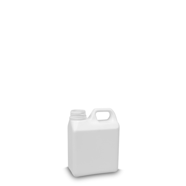 1 litre canister bottle - white - RD 40 thread