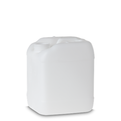 10 litre plastic canister HDPE natural RD 51 rectangular - weight 480g