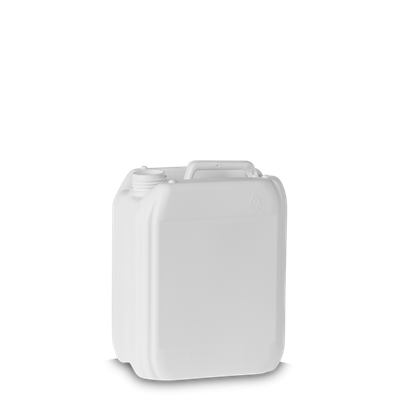 Tanica in plastica HDPE bianca da 5 litri RD 45 rettangolare