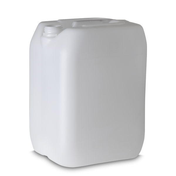 30 litre plastic canister HDPE natural RD 61 rectangular - weight 1250g