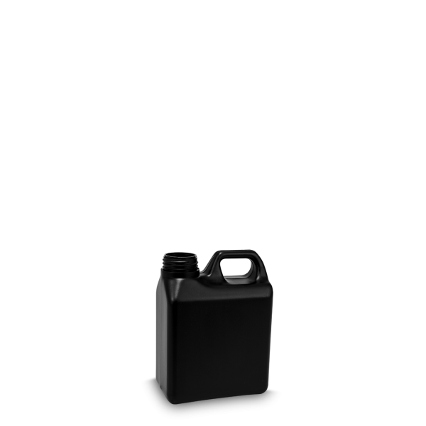 1 litre canister bottle - black - RD 40 thread