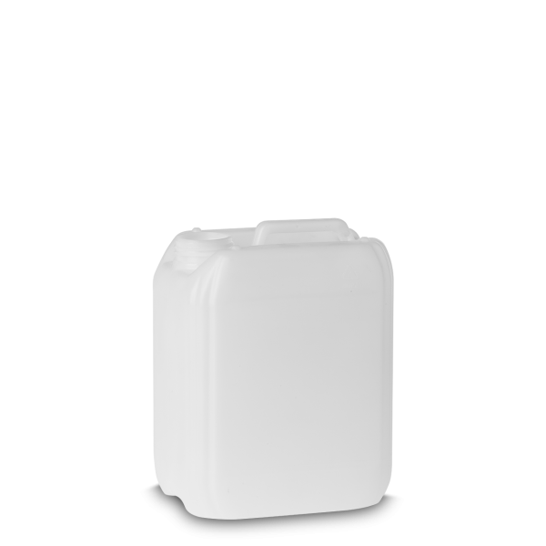 5 litre plastic canister HDPE natural RD 51 rectangular