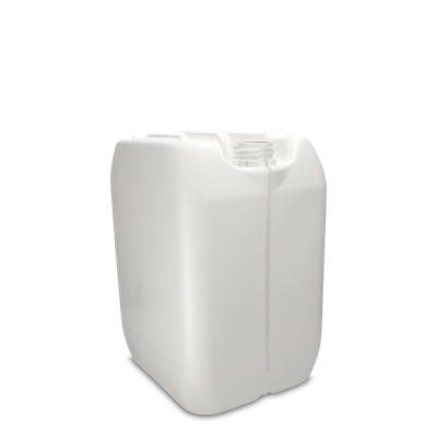 20 litre plastic canister HDPE white RD 61 rectangular