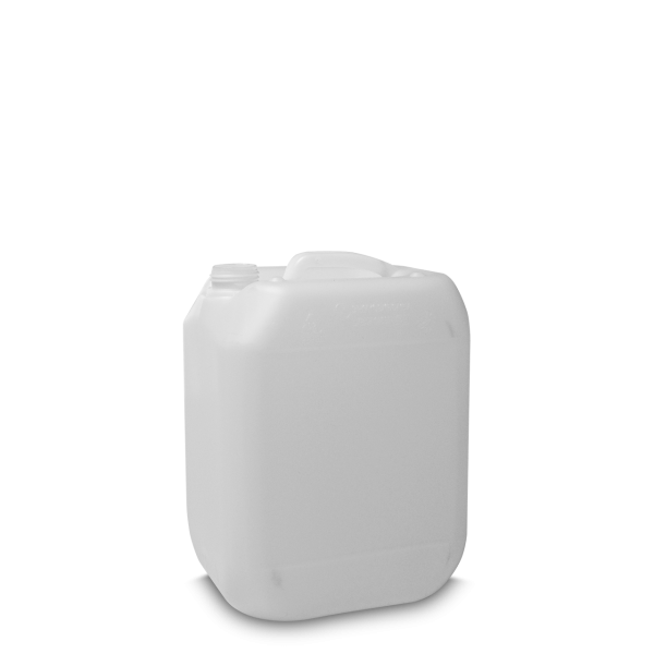 5 litre plastic canister HDPE natural RD 45 rectangular - weight 180g