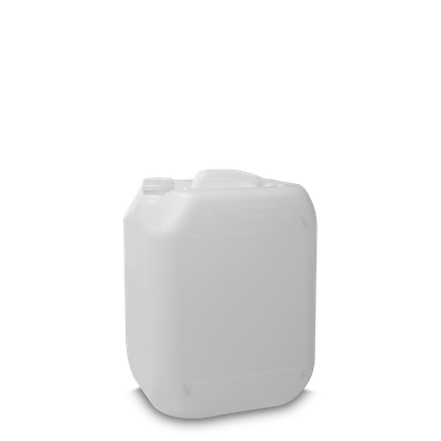 5 litre plastic canister HDPE natural RD 45 rectangular - weight 180g