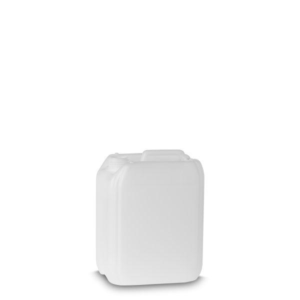 3 litre plastic canister HDPE natural RD 45 rectangular