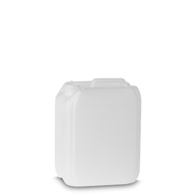 5 litre plastic canister HDPE natural RD 45 rectangular - weight 175g