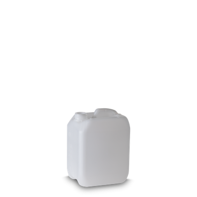 2.5 Liter Kunststoffkanister HDPE natur RD 45 rechteckig - Gewicht 124g