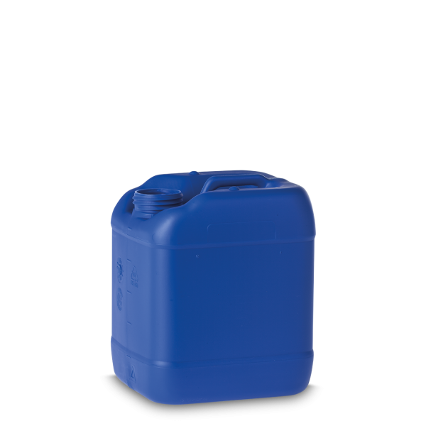 Bidón de plástico de 5 litros HDPE azul RD 51 rectangular
