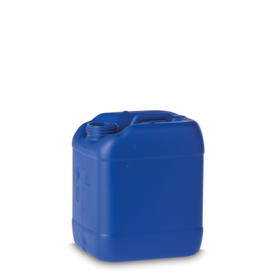 Bidon plastique 5 litres HDPE bleu RD 51 rectangulaire