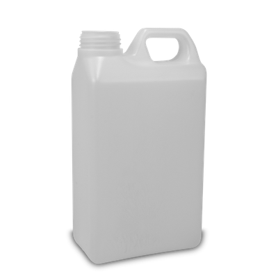 Bottiglia tanica da 1500 ml HDPE naturale RD 40 rettangolare