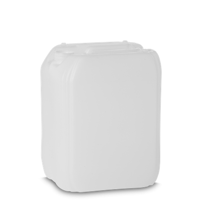 20 litre plastic canister HDPE natural RD 61 rectangular