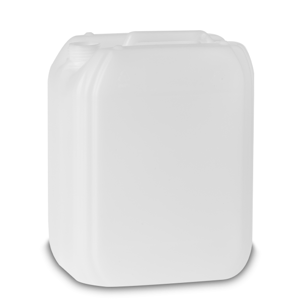 10 litre plastic canister HDPE natural RD 45 rectangular