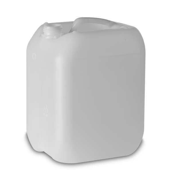 10 litre plastic canister HDPE natural RD 45 rectangular