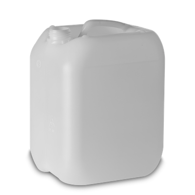 Bidon plastique 10 litres PEHD naturel RD 45 rectangulaire