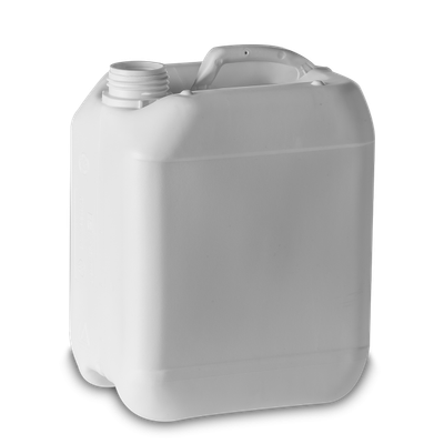 5 litre plastic canister HDPE white RD 45 rectangular