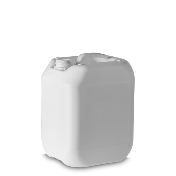 10 litre plastic canister HDPE white RD 45 rectangular