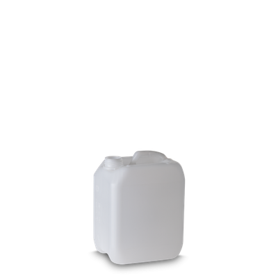 2.5 Liter Kunststoffkanister HDPE natur RD 45 rechteckig - Gewicht 130g