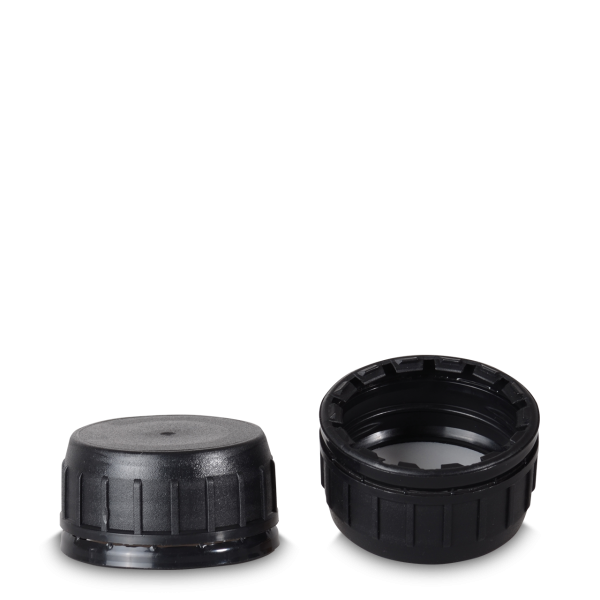 Tamper-evident cap oil - black - OV 38
