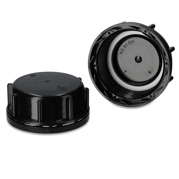 Canister cap - black - RD 51 thread - UN