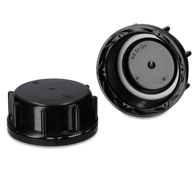 Canister cap - black - RD 51 thread - UN