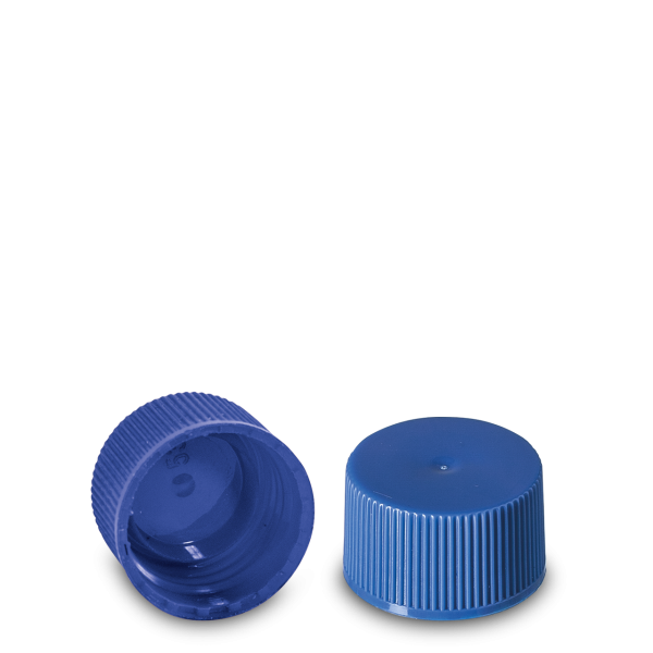 Screw cap PP blue RD 25