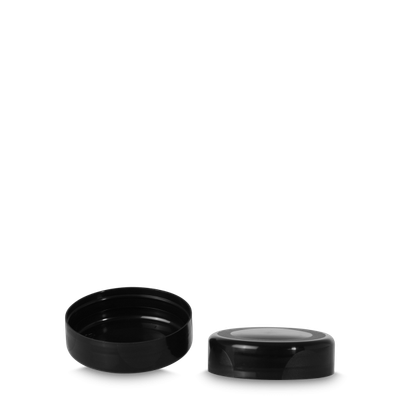 Deckel für Dosen PP schwarz RD 82