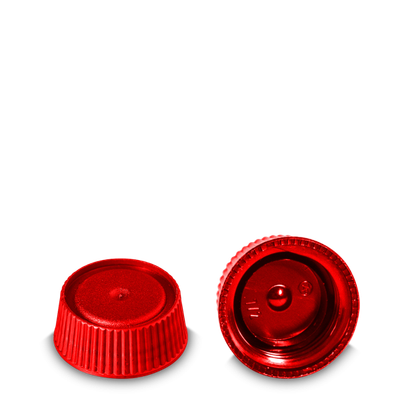 Schraubverschluss PP rot RD 28