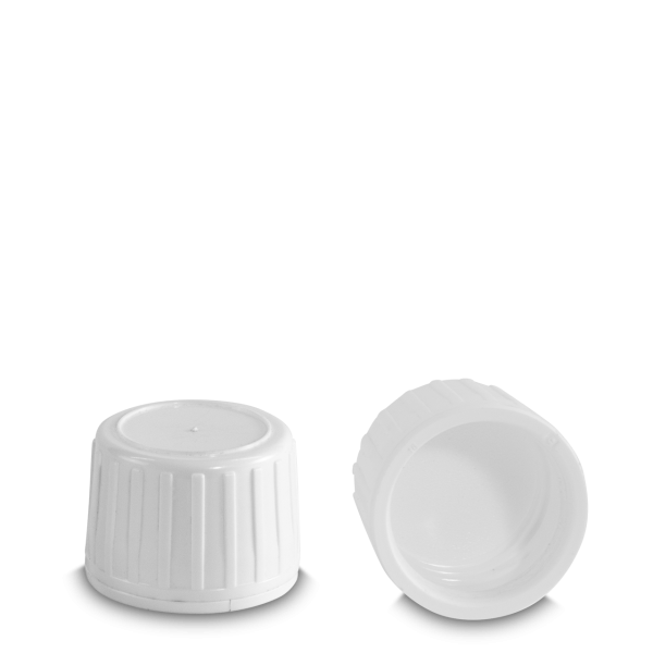 Tamper-evident closure HDPE white PP 28