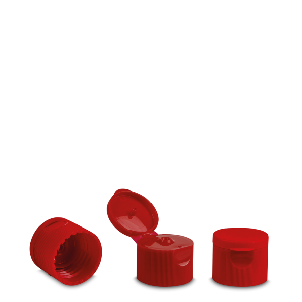 Folding hinge closure PP red 25