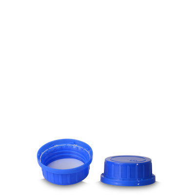 Tamper-evident cap PP blue GL 45 - for UN bottles