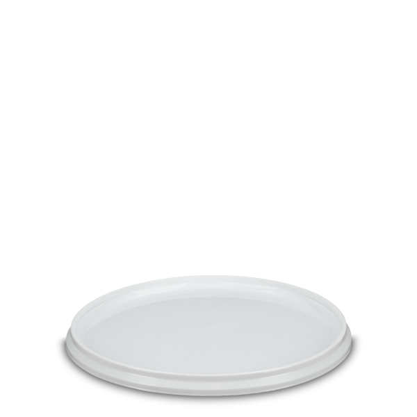 Lid for 5 &amp; 3.6 litre bucket - PP - white - round