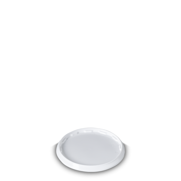 Lid for 10 litre bucket - PP - white - round