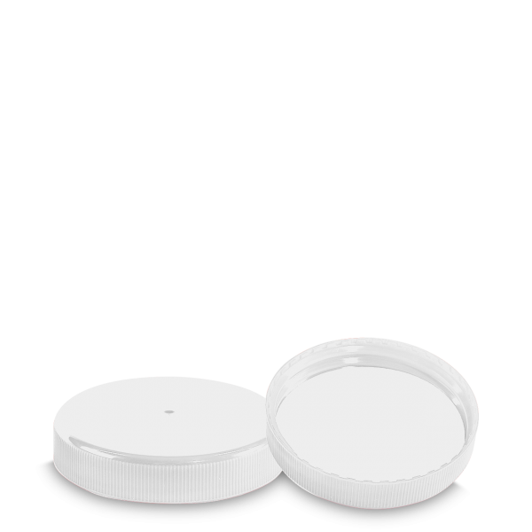 Screw lid for cans PP white RD 80