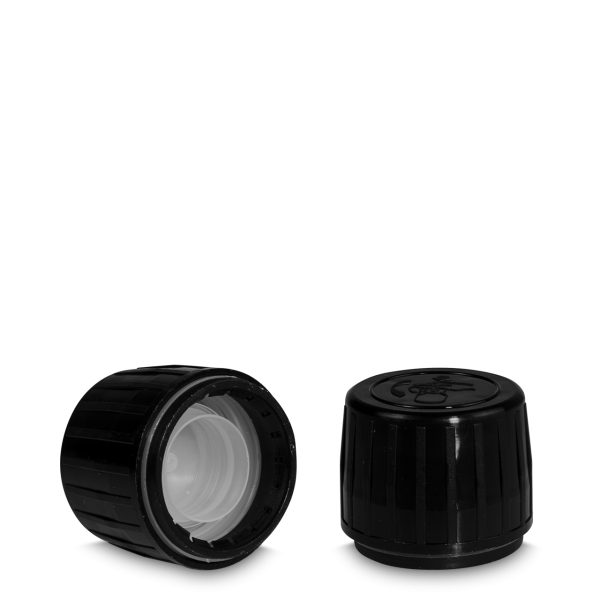 Push &amp; turn closure - black - PP - PP 28