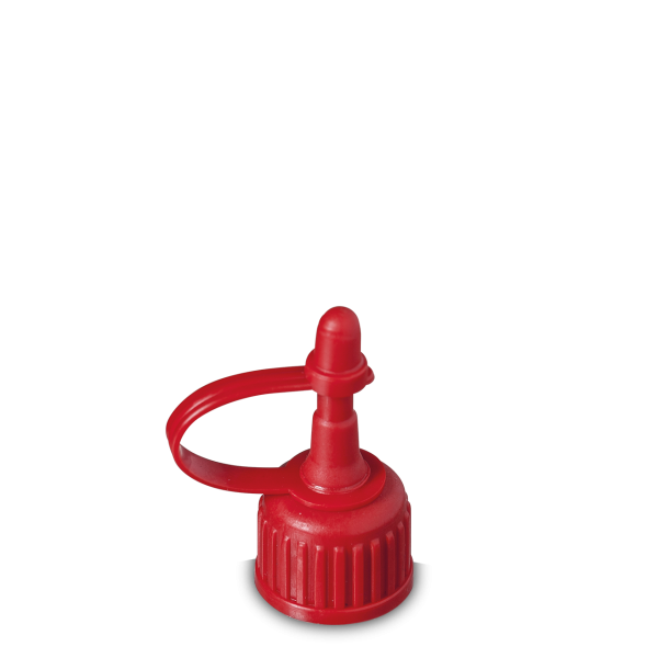 Spray cap - red - HDPE - RD 18