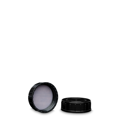 Screw cap PP black GL 40 - with PTFE insert