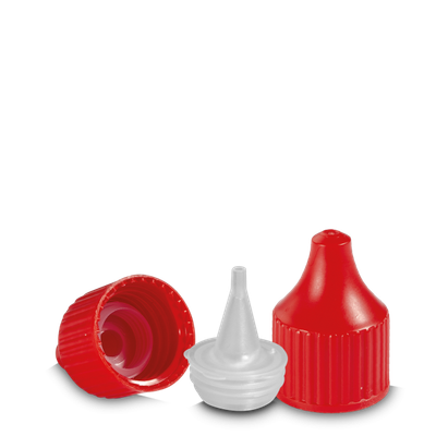 Spray cap - red - PP - RD 18