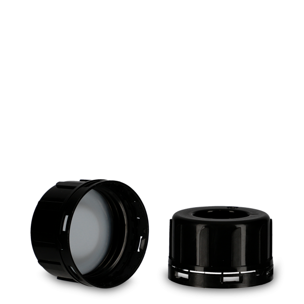 Fermeture inviolable HDPE noir GL 45