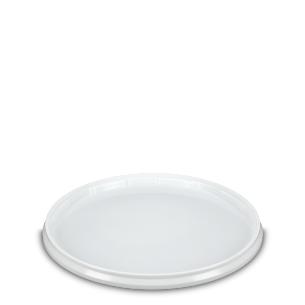 Lid for 11 litre bucket - PP - white - round