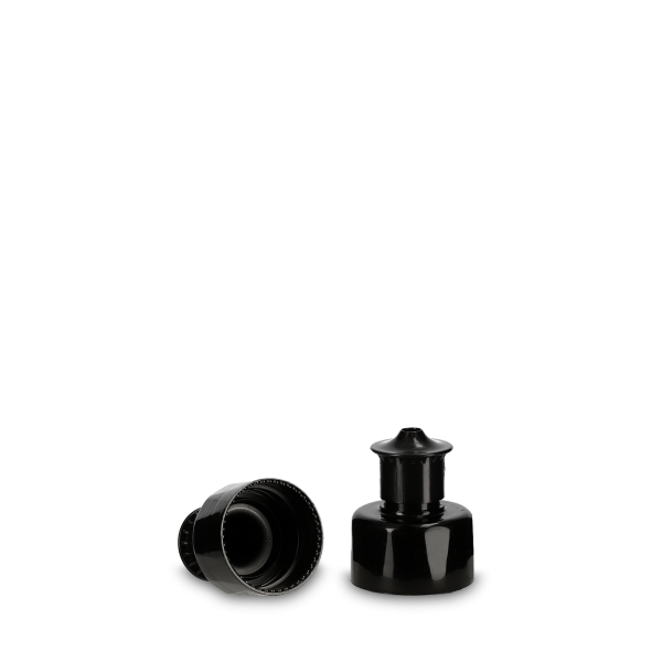 Push pull closure - black - thread 28/410